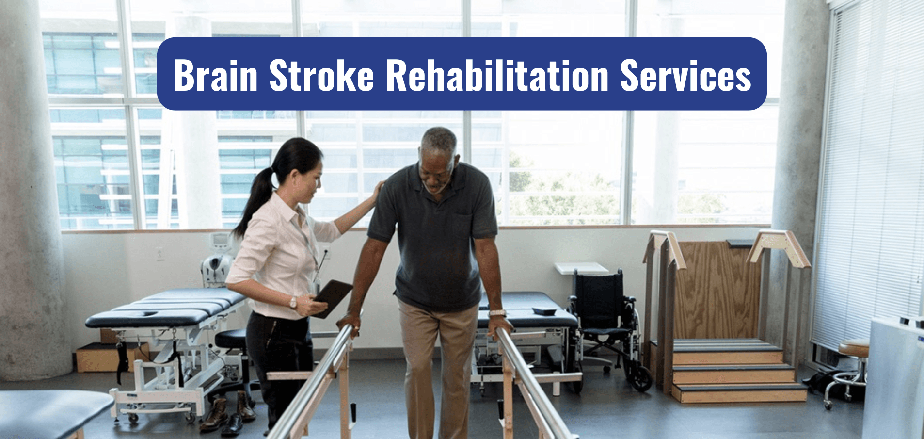 Brain stroke rehabilitation services at Cure Rehab