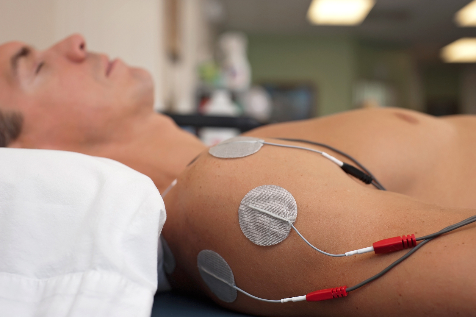 Medinza HealthCare - MUSCLE STIMULATOR IN DELHI. Electrical muscle  stimulation (EMS), also known as neuromuscular electrical stimulation  (NMES) or electromyostimulation, is the elicitation of muscle contraction  using electric impulses.  The impulses